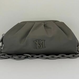 Badgley Mischka Gray Dumpling Shoulder Bag